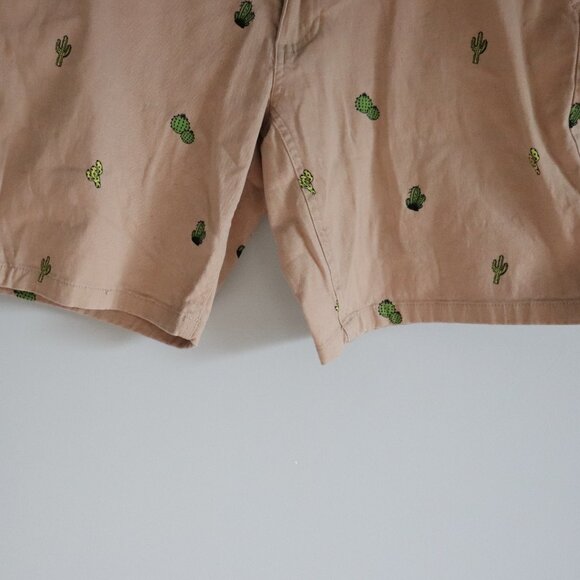 Raw Yarn Industries Stretch Twill 36 Cotton Lightweight Cactus Chino Shorts - Picture 8 of 11